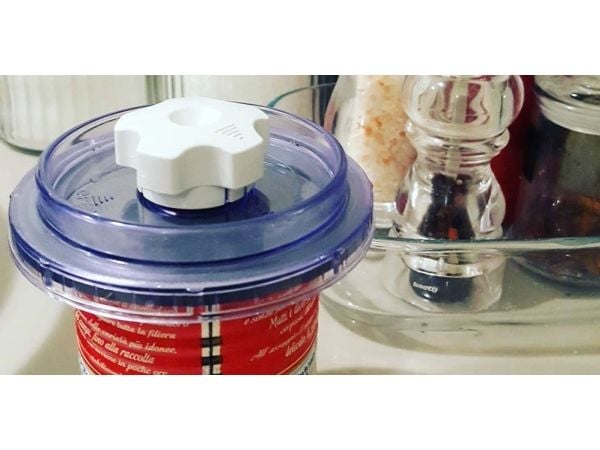 Magic Vac ACO1011, Matlokk, Blå, Hvit, Plast, Rund, Monokromatisk, 12,5 cm