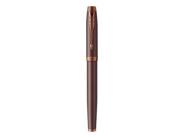 Parker IM, Burgunder, Kassett/omformer fyllesystem, Sort, Metall, Lakk, Rund spiss