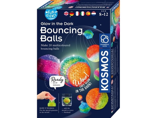 Kosmos Fun Science Bouncing Balls, Baller, Kjemi, 8 år, Flerfarget Kosmos Fun Science Bouncing Balls, Baller, Kjemi, 8 år, Flerfarget