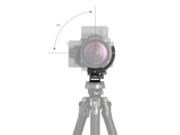 SmallRig 4349, Asennuslevy, musta, Alumiini, Silikoni, Ruostumaton teräs, Camera Mount Plate Kit × 1 Horizontal-to-Vertical Mount Plate × 1, Sony,F...