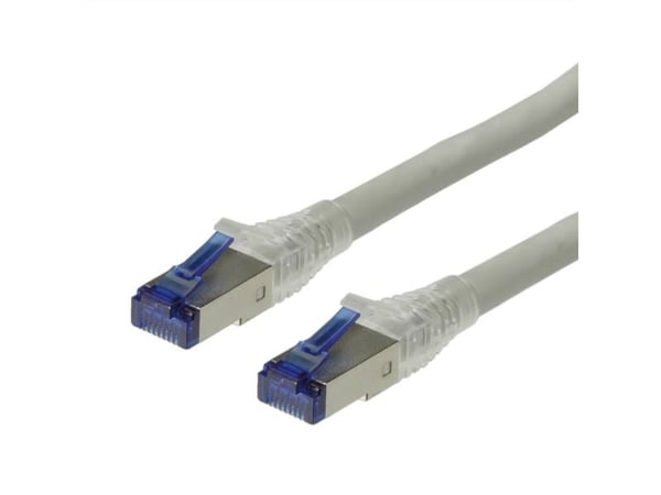 ROLINE S/FTP Patch Cord Cat.6a, solid, grey 50m, Grå, 50 mm