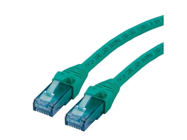 ROLINE 21152736, 7,5 m, Cat6a, U/UTP (UTP), RJ-45, RJ-45, Grønn