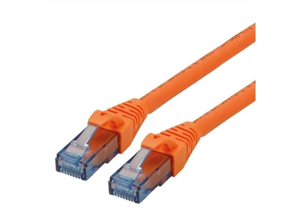 ROLINE 21152776, 7,5 m, Cat6a, U/UTP (UTP), RJ-45, RJ-45, Oransje