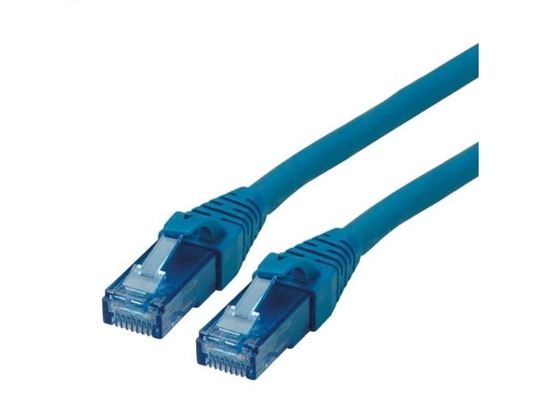 ROLINE 21152742, 2 m, Cat6a, U/UTP (UTP), RJ-45, RJ-45, Blå
