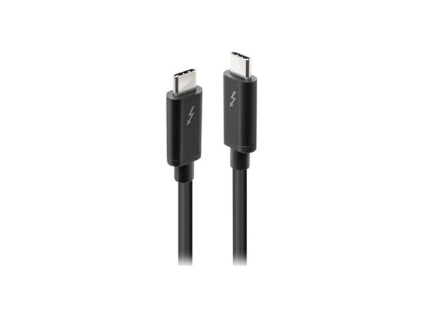 Lindy 41556, Hankjønn, Hankjønn, 1 m, 20 Gbit/s, Svart, 60 W
