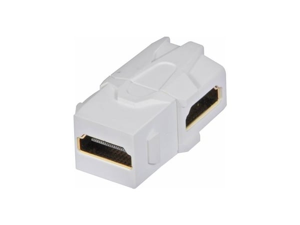 Lindy 60490, Hvit, HDMI, HDMI, Hunkjønn, Hunkjønn, Gull