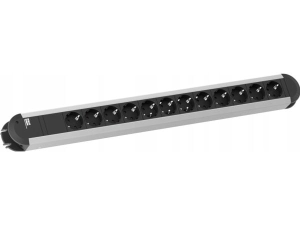 Bachmann PRIMO, 1,75 m, Musta, Hopea, 12 AC-pistorasia(a), 3680 W, 16 A, 71 mm