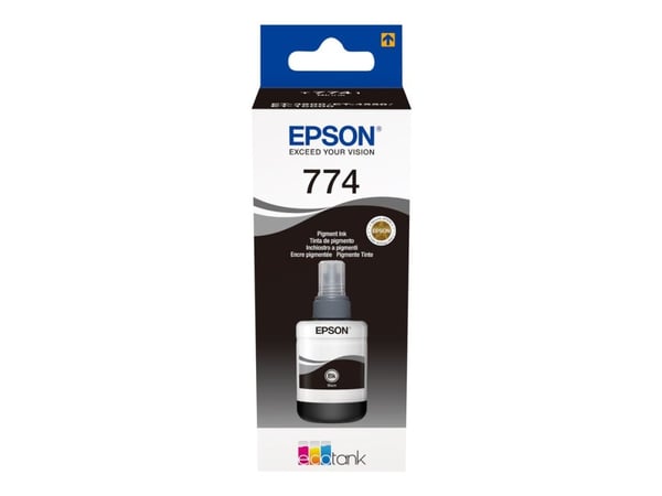 Epson T7741, Alkuperäinen, Musta, Epson, WorkForce M200, M105, M100 EcoTank L655, L605, L1455, 140 ml