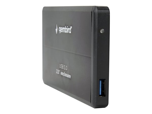 Gembird EE2-U3S-2-S, HDD-kotelo, 2.5", SATA, USB-liitettävyys, Hopea