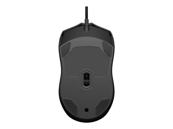 HP Wired Mouse 105, Molempikätinen, Optinen, USB A-tyyppi, 1600 DPI, musta