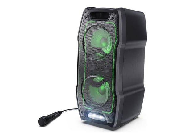 Sharp PS-931 - Selskapshøyttaler - for bærbar bruk - trådløs - Bluetooth - toveis - svart