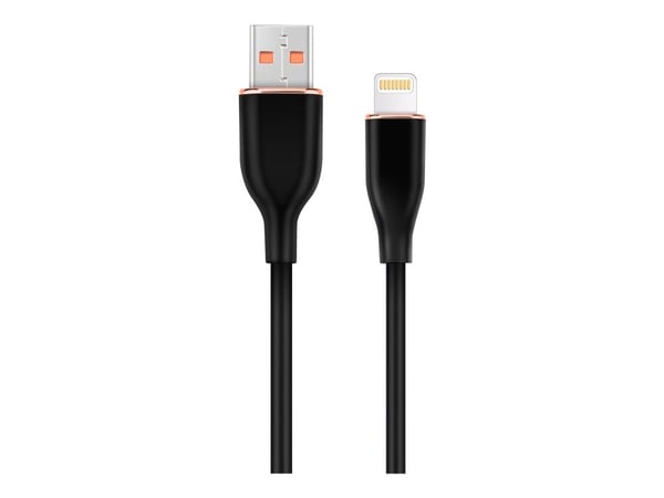 Cablexpert Premium - Lightning-kaapeli - USB han til Lightning han - 1,5 m - sort - data og opladning, formet