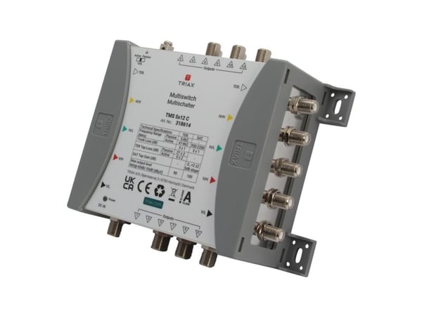 TRIAX TMS 5x12 C kaskade multibryter uten NT 4SAT+1terr. Inngang 12 ganger 318614 (318614)