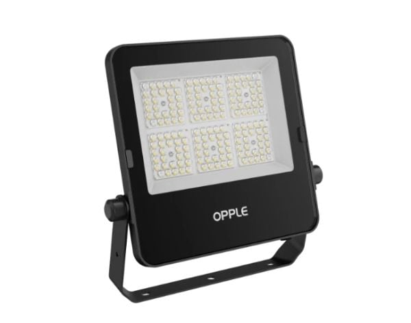 OPPLE Lighting EcoMax G3, Sort, IP66, Aluminium, Polykarbonat (PC), Herdet glass, I, IK07, 1 m