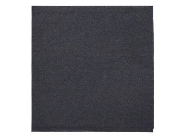 Papstar 89611, Sort, Tekstil, Firkantet, 240 mm, 240 mm, 150 stk.