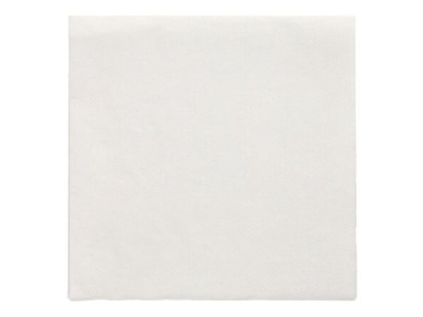 Papstar 89636, Hvit, Tekstil, firkant, 320 mm, 320 mm, 150 stykker