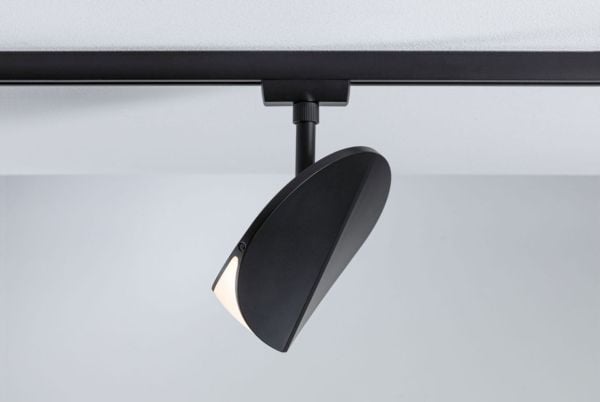 Paulmann Alejandro, Spotlight på skinne, 1 ampuller, LED, 10 W, 800 lm, Sort