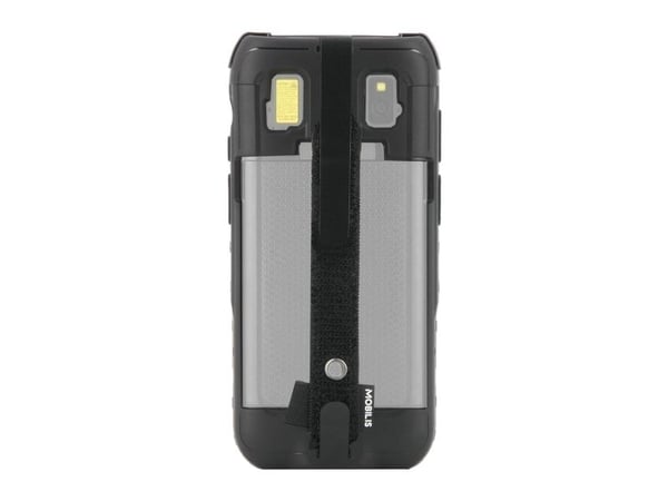 Mobilis PROTECH - Baksidedeksel for datafangstterminal - robust - med håndstropp - svart - for Honeywell CT47