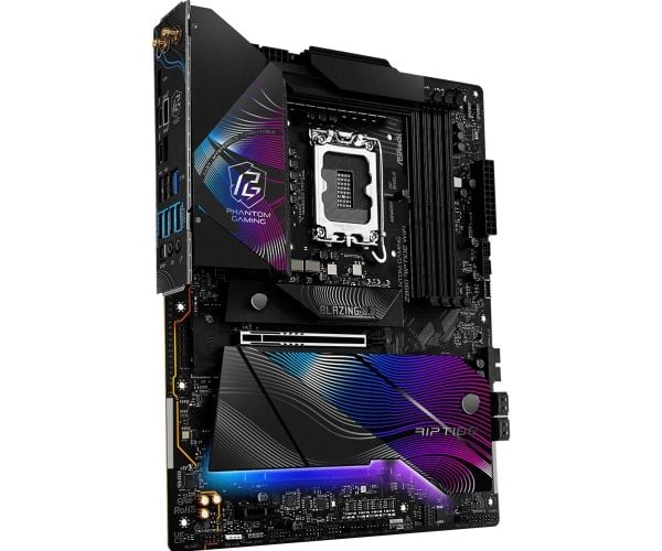 ASRock Phantom Gaming Z890 RIPTIDE WIFi - Hovedkort - ATX - LGA1851-sokkel - Z890 Chipset - USB4, USB 3.2 Gen 2, USB 3.2 Gen 1 - Wi-Fi 7, 2.5 Gigab...