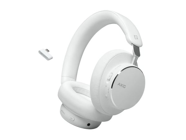 AKG N9 Hybrid, Langallinen & langaton, 20 - 40000 Hz, Puhelut/Musiikki, 281 g, Kuulokkeet, Valkoinen
