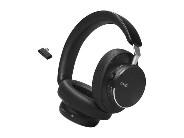 AKG N9 Hybrid, Ledning & Trådløs, Samtaler/musikk, 20 - 40000 Hz, 281 g, Hodesett, Svart