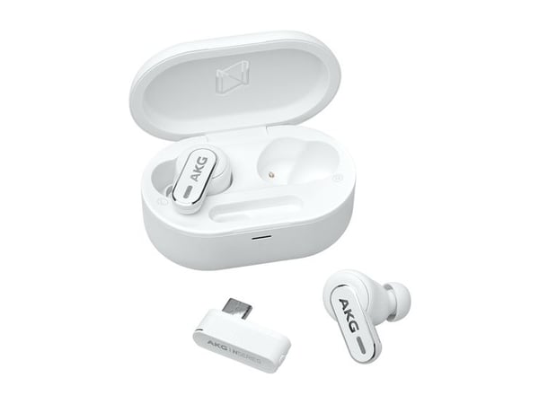 AKG N5 HYBRID, Trådløs, 20 - 40000 Hz, Samtaler/musikk, Hodesett, Hvit