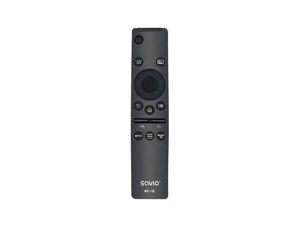Savio RC-12 remote control IR Wireless TV Press buttons, TV, IR Kabelfri, Trykknapper, Sort