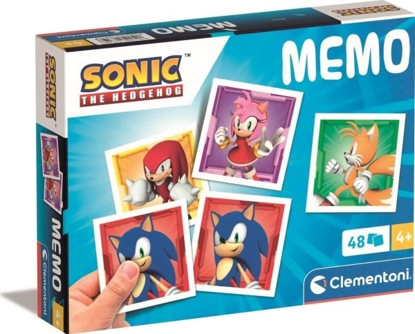 Clementoni Memo Sonic, kortspill, minne, 4 år
