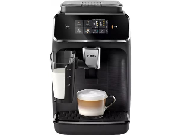 Philips Series 2300 EP2330 Täysautomaattinen espressokeitin, Espressokone, 1,8 L, Kahvipavut, Jauhettu kahvi, Sisäänrakennettu jauhin, 230 W, Musta...