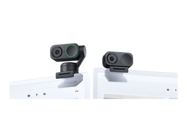 Insta360 Link 2 - Webbkamera - panorering / lutning - färg - 4096 x 2160 - ljud - H.264, MJPEG - DC 5 V