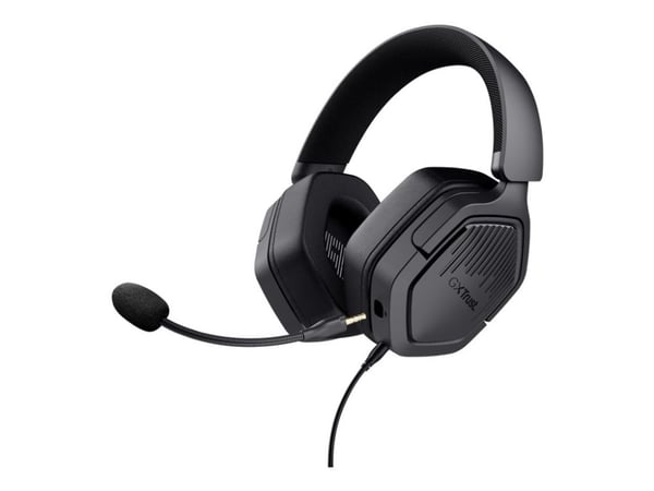 Trust GXT 492 Carus - Hodesett - full størrelse - kablet - 3,5 mm jakk - svart