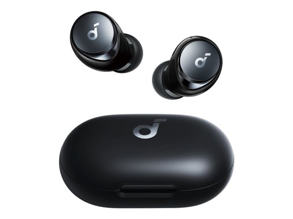 Soundcore Space A40 - Langattomat kuulokkeet mikrofonilla - in-ear - Bluetooth - aktiivinen melunvaimennus - musta