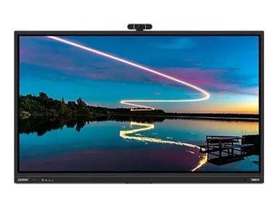 Lenovo ThinkVision T86 - LED-skjerm - 86" - stasjonær - berøringsskjerm - 3840 x 2160 4K @ 60 Hz - VA - 400 cd/m² - 4000:1 - DisplayHDR 10 - 6.5 ms...