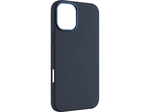 Fixed MagFlow - Bagsidecover til mobiltelefon - MagSafe-kompatibilitet - flytende silikone - blå - for Apple iPhone 16 Plus