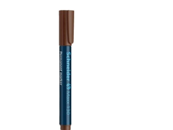 Schneider Maxx 130 permanent tusj, rund, 1-3 mm, brun (4004675038159)