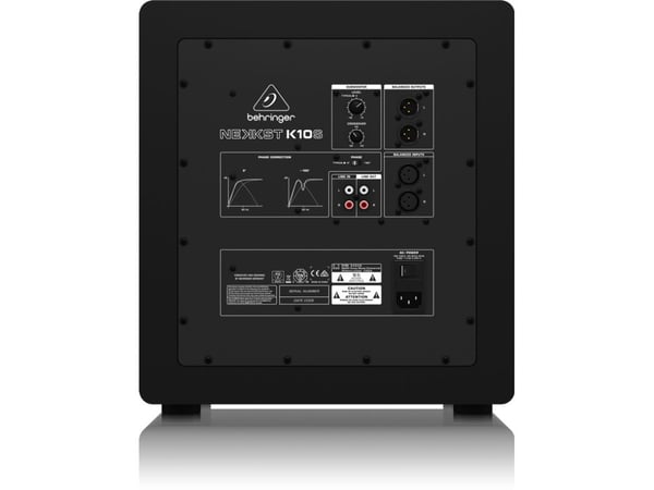 Behringer K10S, Aktiv subwoofer, 25,4 cm, 25,4 cm (10"), Sort, AC, 100-240 V