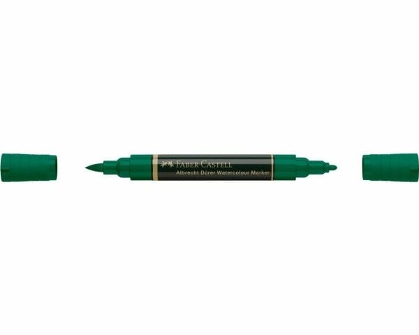 Faber-Castell 160464, 1 stk, grønn, svart, grønn, A264 mørk ftalogrønn, rund, vannbasert blekk