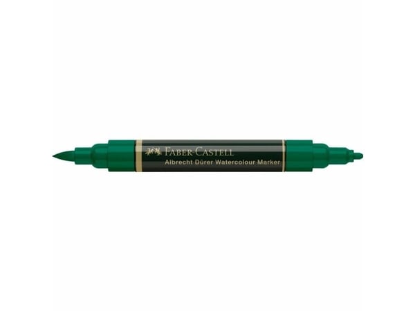 Faber-Castell 160464, 1 stk, grønn, svart, grønn, A264 mørk ftalogrønn, rund, vannbasert blekk