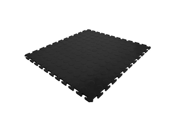 Kunzer 7GBEV10 arbeidsplassflis PP svart (L x B x H) 510 x 510 x 7 mm 10 stk