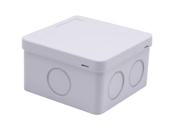 TRU COMPONENTS installasjonskabinett TC-RB 85x85x50, ABS-plast, hvit (1 stk) TC-10239088