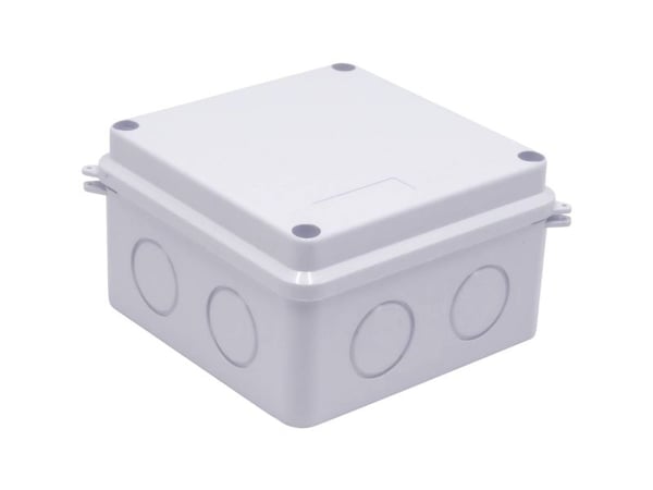 TRU COMPONENTS installasjonskabinett ABS-plast 100x100x70 TC-10239092 hvit 1 stk