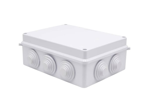 TRU COMPONENTS TC-RA 200x155x80 TC-10239056 installasjonskabinett i ABS, hvit 1 stk