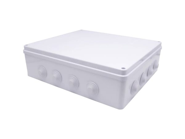 TRU COMPONENTS TC-RA installasjonskabinett 400x350x120 TC-10239076 ABS-plast hvit 1 stk.