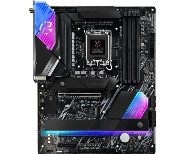 ASRock Phantom Gaming Z890 LIGHTNING WIFI - Hovedkort - ATX - LGA1851-sokkel - Z890 Chipset - USB4, USB-C 3.2 Gen 2x2, USB 3.2 Gen 2, USB 3.2 Gen 1...