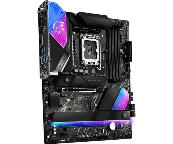 ASRock Phantom Gaming Z890 LIGHTNING WIFI - Hovedkort - ATX - LGA1851-sokkel - Z890 Chipset - USB4, USB-C 3.2 Gen 2x2, USB 3.2 Gen 2, USB 3.2 Gen 1...