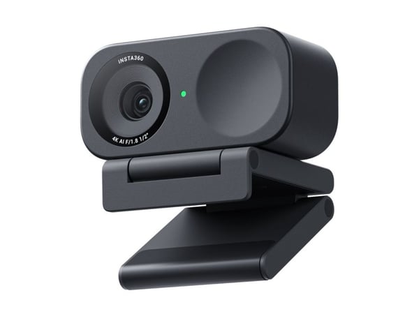 Insta360 Link 2C - Webbkamera - panorering / lutning - färg - 4096 x 2160 - ljud - H.264, MJPEG - DC 5 V