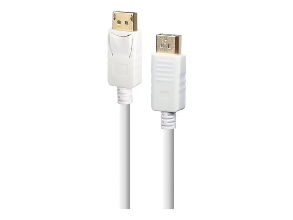 Cablexpert - DisplayPort-kabel - DisplayPort (hane) spärrad till DisplayPort (hane) spärrad - DisplayPort 1.2 - 1.8 m - 4K60Hz UHD-stöd - vit