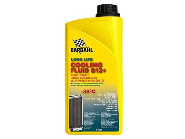 Bardahl 1 Ltr. Rød Kølervæske G12 -35°