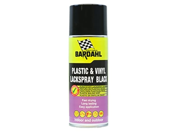 Bardahl vinylfärg svart spray 400 ml