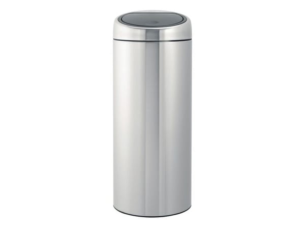 Brabantia Touch Bin, 30L, 30 L, Rund, Plast, Rustfritt stål, Instruksjoner, Rustfritt stål, 29 cm